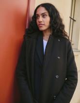 Redingote longue unie