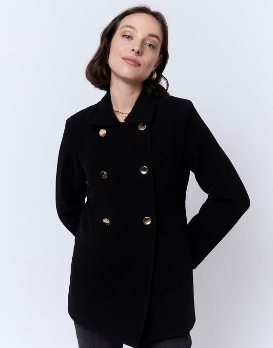 Manteau long uni