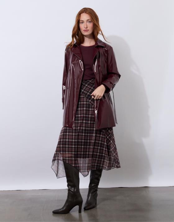 Manteau verni