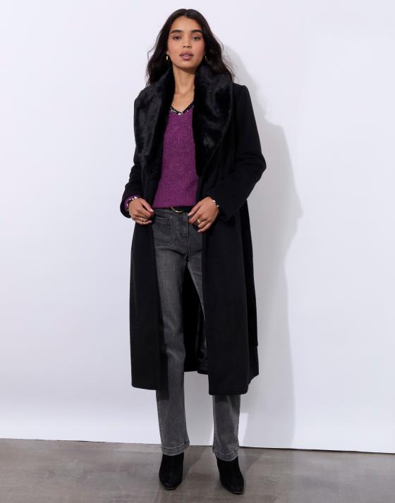 Manteau uni
