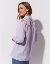 Chemisier manches longues uni