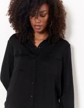 Chemisier manches longues uni