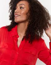 Chemisier manches longues uni