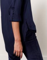 Chemisier manches longues uni