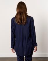 Chemisier manches longues uni