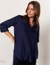 Chemisier manches longues uni