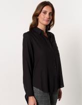 Chemisier manches longues uni