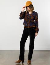 Blouse manches longues imprimée