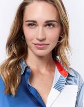 Chemisier manches longues rayé