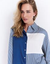Chemisier manches longues rayé