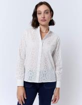 Blouse manches longues unie