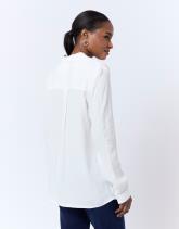 Chemisier manches longues uni