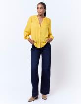 Chemisier manches longues uni