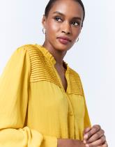 Chemisier manches longues uni