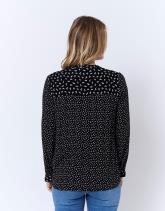 Blouse manches longues imprimée