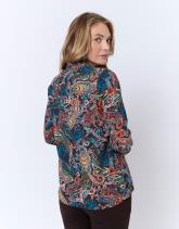 Chemisier manches longues imprimé