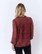 Blouse manches longues imprimée