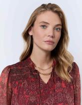 Blouse manches longues imprimée