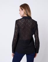 Chemisier manches longues uni