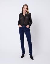 Chemisier manches longues uni