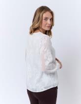 Blouse manches longues unie