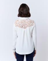 Chemisier manches longues uni