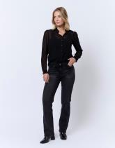 Chemisier manches longues uni