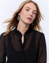 Chemisier manches longues uni