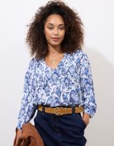 Blouse manches 3/4 imprimée