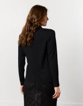 Chemisier maille manches longues uni