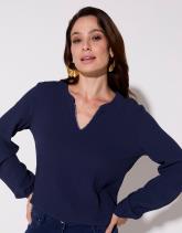 Top manches longues uni