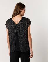 Top manches courtes brillant