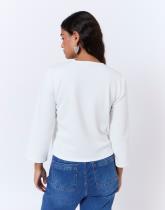 Gilet manches 3/4 uni