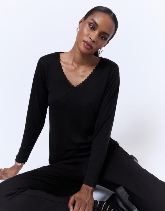 T-Shirt manches longues uni