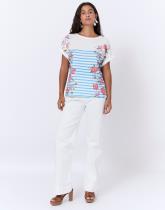 T-Shirt manches courtes rayé