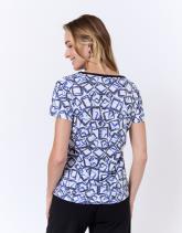 T-Shirt manches courtes imprimé graphique