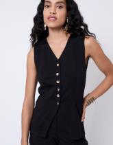 Gilet sans manches uni