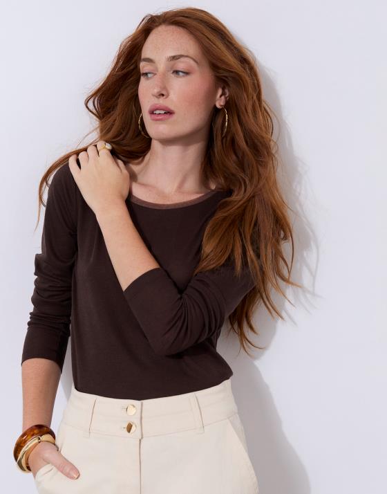Sous-pull manches longues uni