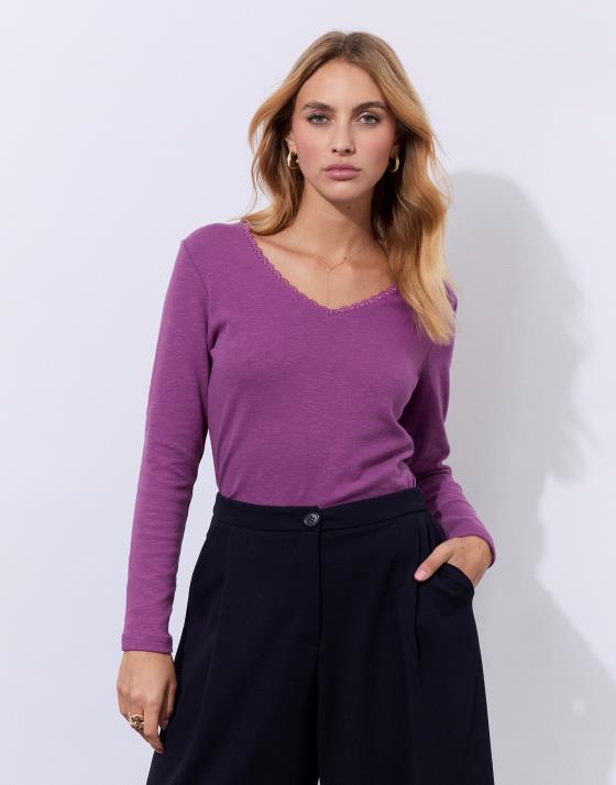 T-Shirt manches longues uni