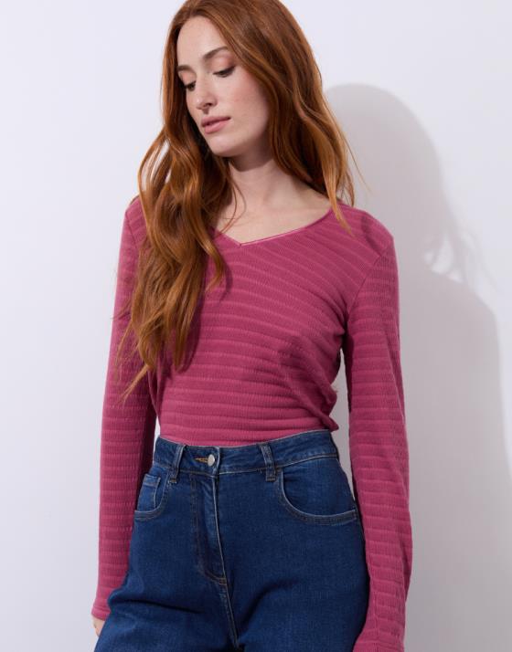 T-Shirt manches longues uni
