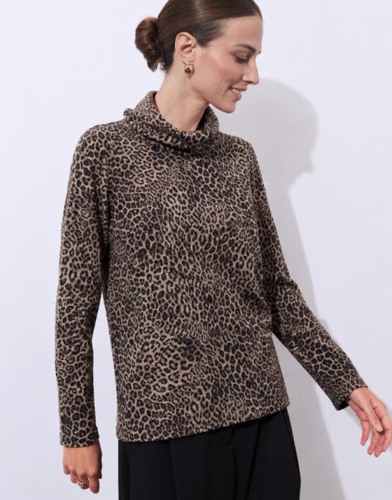 Top manches chauves-souris imprimé