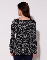 Pull fin jacquard