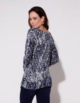 Pull fin Imprimé python