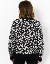 Pull épais 100% coton bicolore