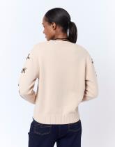 Pull épais bicolore