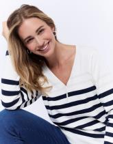 Pull marinière 100% coton rayé