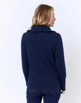 Pull épais en mélange laine uni