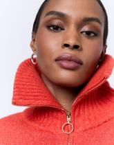 Pull épais en mélange laine uni