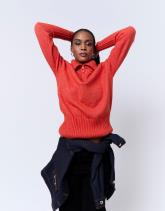 Pull épais en mélange laine uni