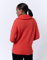 Pull épais en mélange laine uni
